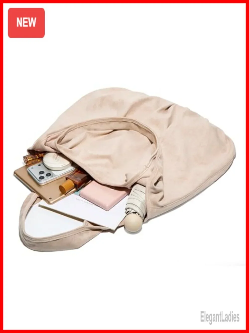 Slouchy Suede Hobo Bag Large Shoulder Tote Purse Satchel Travel Work